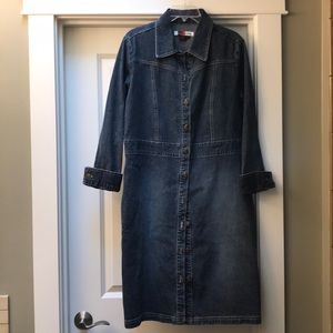 Live a little Denim button down dress